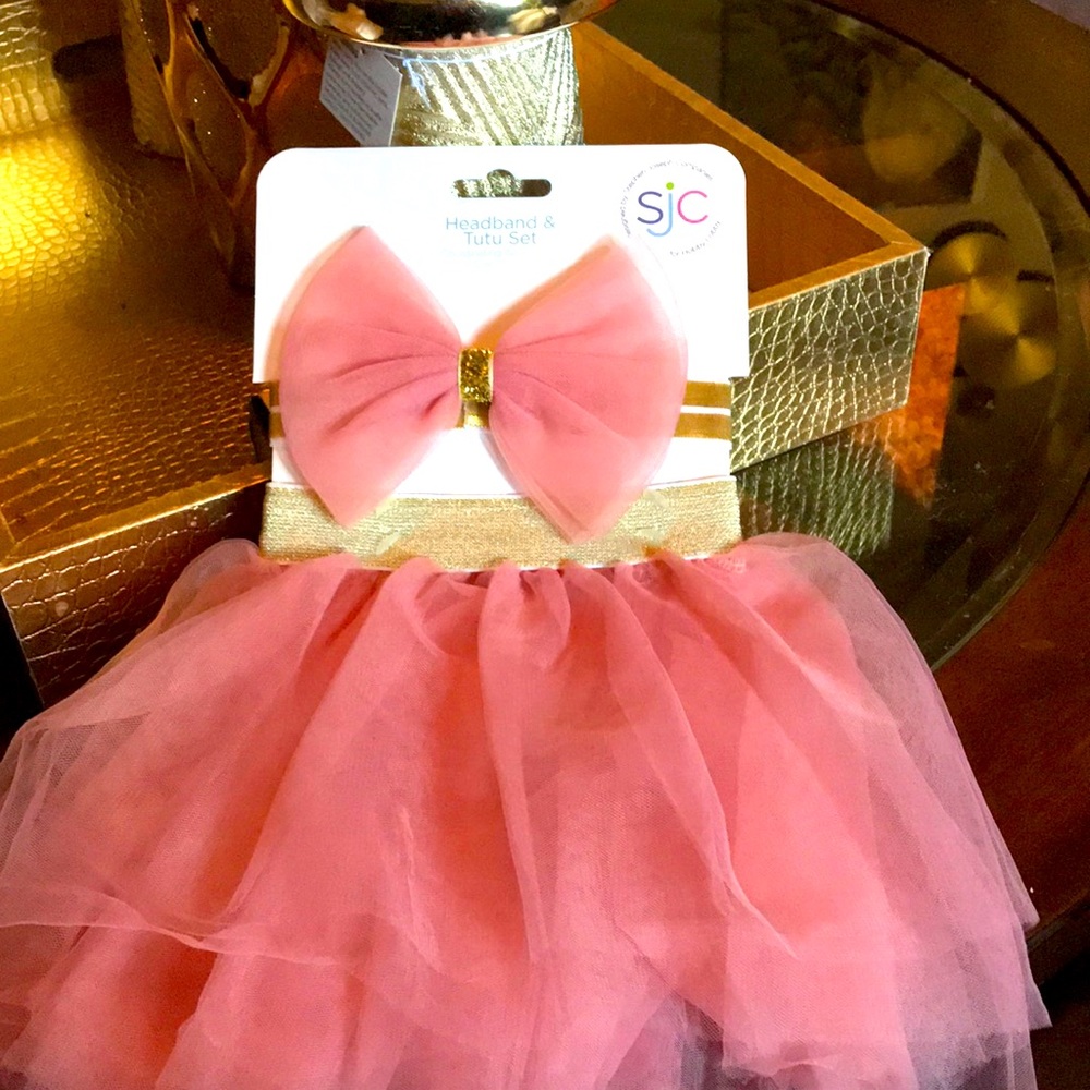 Pink Headband and TuTu